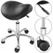 Saloniture Professional Ergonomic Saddle Stool - Adjustable Hydraulic Seat, Rolling Spa Salon, Massage, and Medical Office Chair with Swivel Wheels